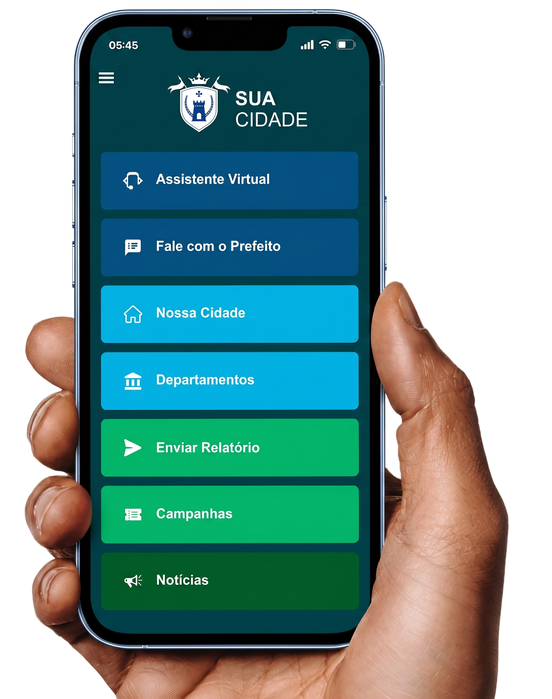 Cidade na Mão app